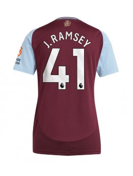 Billige Aston Villa Jacob Ramsey #41 Hjemmedrakt Dame 2024-25 Kortermet